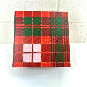Byredo 100% Authentic Empty Gift Storage Box, 9x9x5, Plaid, Limited Holiday Edtn